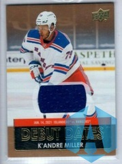 2021-22 Upper Deck Series 1 Debut Dates Jersey K'andre Miller #DD-6